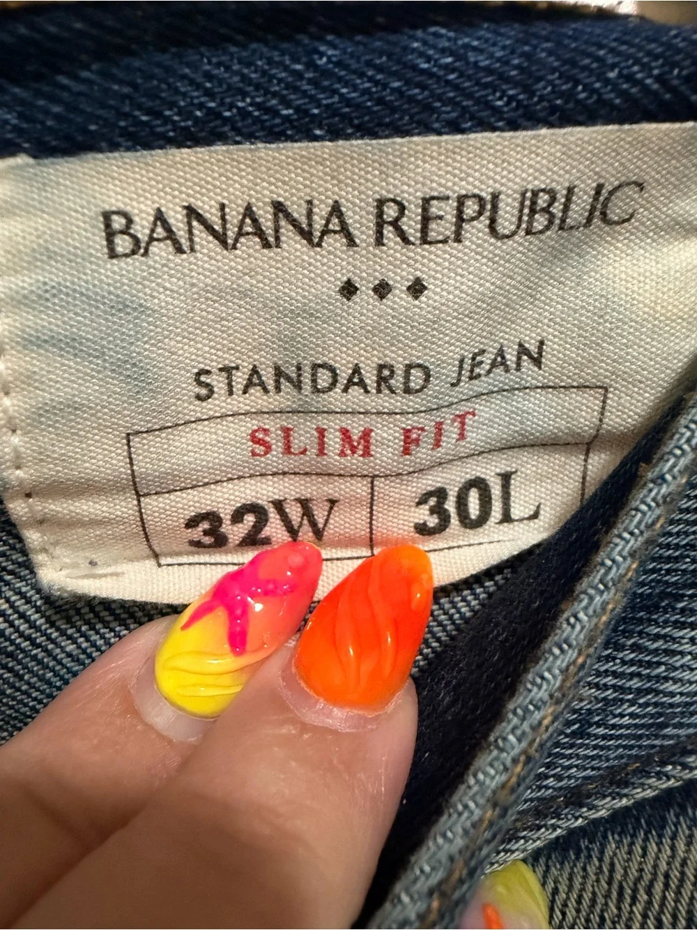 Banana Republic Men's Blue Slim Straight Jeans